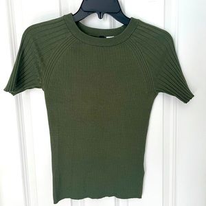 H&M Fitted Ribbed Top